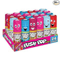 Push Pop Easter Candy Variety Pack, 24Ct Bulk Individually Wrapped Lollipops in Assorted Flavors, Full Size, Fun Hard Candy For Birthday Parties, Easter Basket Stuffers, Egg Fillers, Party Favors