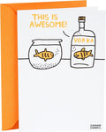 Hallmark Shoebox Funny Birthday Card (Vodka Goldfish)