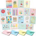 Sweetzer & Orange Happy Birthday Cards with Envelopes & Assortment Box. Variety Set of 20 Assorted Birthday Cards with Envelopes, Perfect Bulk Pack for Celebrations, Special Occasions, Friends