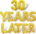 Gold 30 Years Later Letter Balloons 16in Balloon Foil Letters Decorations Party Decor Gold Letter Balloons 30 Years Later Party Supplies