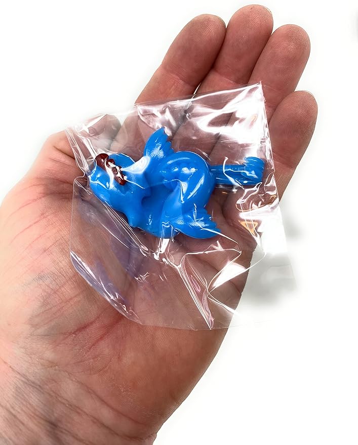 Funiverse 100 Pack Chicken Finger Flingers - Stretchy Rubber Flying Chickens, Multi Color Assortment, Individually Packaged Party Favors for Classroom, Birthday, Halloween
