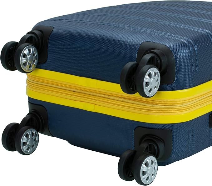 Rockland Melbourne Hardside Expandable Spinner Wheel Luggage, Carry-On 20", Navy