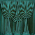 40x10FT Hunter Green Backdrop Curtains for Wedding Parties,Wrinkle Free Polyester Photography Backdrop Drapes for Baby Shower Birthday Parties Stage Background Stand Decorations 4x10ft,10 Panels