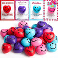 JOYIN 28 Packs Heart Shape Stress Ball with Cards Stress Relief Fidget Toy for Valentine Party Favors, Classroom Prize Supplies, Valentine’s Greeting Cards, Valentine Exchange Gifts