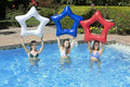 Poolmaster American Stars Inflatable Pool Floaties for Kids and Adults