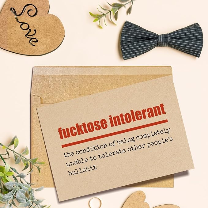 Funny Birthday Card for Men Women, Snarky Birthday Card for Adult, Humor Encouragement Cards Gift for Him Her