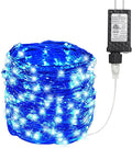 Joomer Fairy String Lights 33FT 100 LEDs Plug in Fairy Lights Indoor Copper Wire String Light DIY for Bedroom, Parties, Wedding, Christmas, Outdoor, Indoor Decoration (Blue, Non-Connectable)