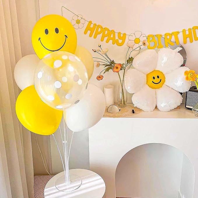 JOYYPOP 24 Sets Balloon Stand Kit, Balloon Sticks with Base Birthday Graduation Party Decorations Wedding