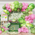 Margs And Matrimony Bachelorette Party Decorations 148Pcs Pink Green Yellow Margarita Balloon Arch Garland Kit Lime Lemon Foil Balloons Martini Themed Birthday Wedding Bridal Shower Bach Party