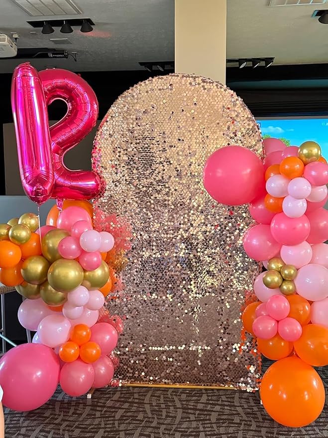 Number Balloons 1, 40 Inch One Balloons for 1st Birthday Girl Boy 1 11 21 Party Decorations Baby Shower Photo Shoot, Rose Purple 1 Balloon