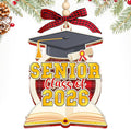 HEXMOZ Graduation Ornaments Class of 2026 - Senior 2026 Ornament - Graduation Gift for High School, College Seniors, Congratulations Gifts for Last Year Students - Xmas Ornaments Decorations