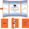 Vlipoeasn 2026 Graduation Guest Book Alternative, Orange & Blue Class of 2026 Graduation Party Decorations, Graduation Signature Book for 2026 College High School, Unique Graduation Gifts for Friends