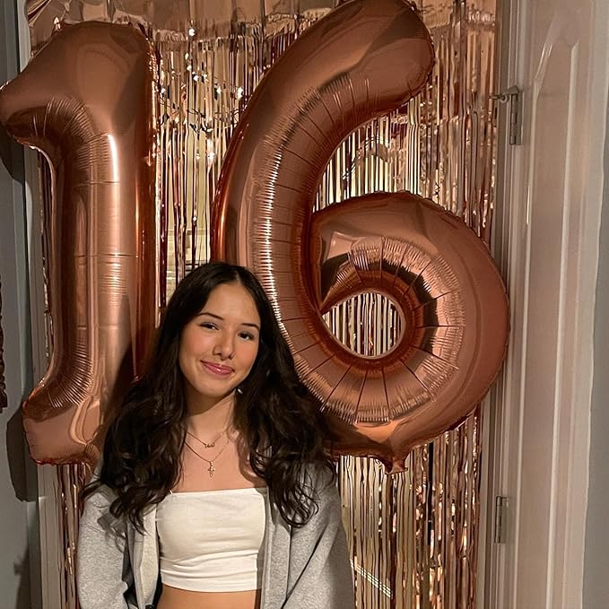 Coffee Brown Number 8 Balloon 40 Inch, 8 Balloon Number, 8th Birthday Decorations, Coffee Brown Party Supplies for Boys Girls