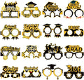 16PCS Graduation Glasses, 2026 Graduation Paper Eyeglasses Photo Booth Props for Class of 2026 Grad Party Supplies