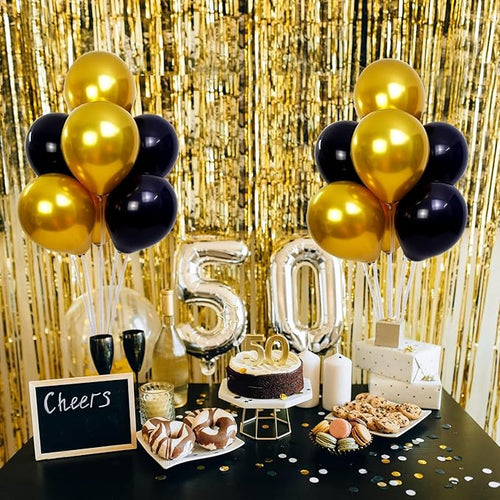 10 Sets Balloon Stand Kits, Balloon Sticks Holder with Base for Table Centerpiece Graduation Birthday Baby Shower Party Decorations