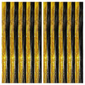 KatchOn, XtraLarge Black and Gold Streamers - 3.2x8 Feet, Pack of 2 | Fringe Curtain for Graduation Decorations 2026, Birthday, Anniversary | Black and Gold Graduation Party Decorations 2026