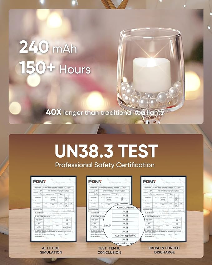 Homemory Timer Tea Lights Candles Battery Operated, 6H Timer Built-in, Auto On Daily, Flameless LED Tealight Votives for Table Centerpieces, Lantern, Holiday Decor, Cool White, No Remote, 24-Pack