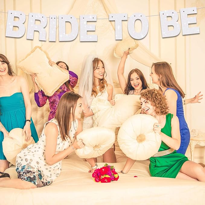 BEISHIDA 116 PCS A-Z DIY Letter Banner Kit Make Your Own Banner Glitter White Including 111 Letters and Numbers 3 Rope and 2 Threading Device,Customized for Birthday Graduation Wedding Party Decor