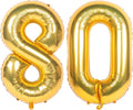 40 Inch gold Number Balloons Helium Foil Mylar Balloon Birthday Party banquet Decoration 80