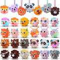 24 PACK Animal Pop Balls Party Favors for Kids, 3D Pop Fidget Balls Toys Bulk, Gifts for Boys & Girls, Goodie Bag Stuffers, Pinata Stuffers, Treasure Box Toys, Prizes for Kids