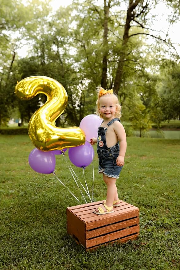 Gold Number 11 Balloon 40 inch, 11 Number Balloons, 11th Gold Birthday Decorations, 11 Year Old Girls Boys Golden Party Supplies