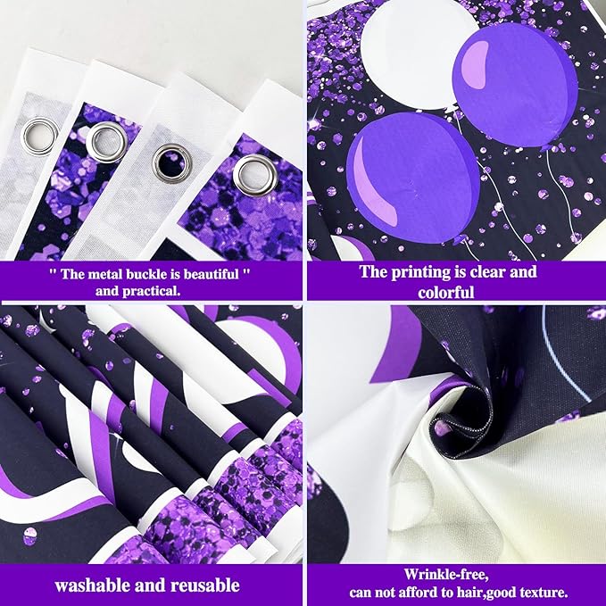 Graduation Decorations 2026 Yard Sign Large Class of 2026 Banner Purple Congrats Grad Signs for Graduation Party Decorations (Purple)