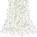 Sggvecsy Cherry Blossom Garland Artificial Cherry Flower Vines 6 Pack Hanging Silk Flowers Garland for Home Wedding Garden Party Arch Office Decor (White)