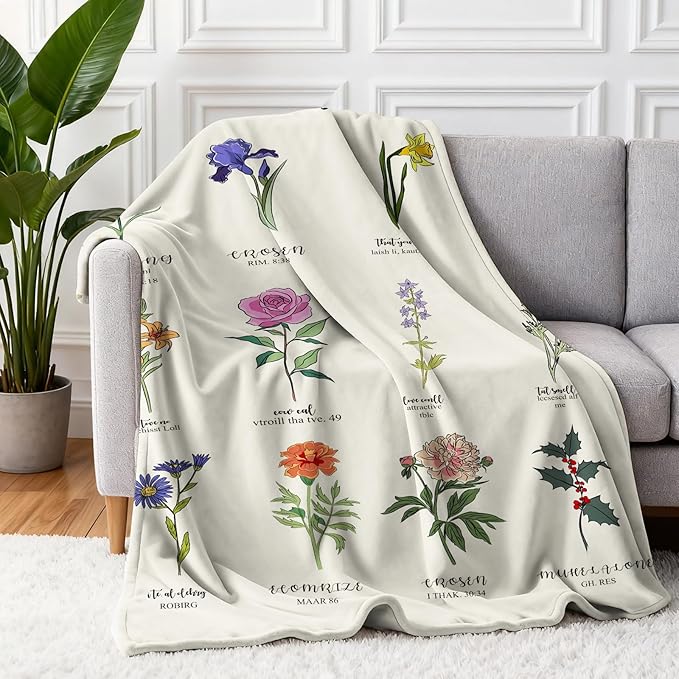 TEHALK Christian Gifts for Women Faith, Inspirational/Religious/Spiritual Gifts for Adults 50"x 60"