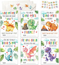 Pawzity 36 Packs Valentines Day Cards for Kids - Dinosaur Valentines Day Card for Kids Classroom School Party Favors, Boys, Girls, Toddlers - 3.2''x 4.7'' Dino Cards Exchange & Envelopes, Stickers