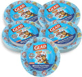 Glad for Kids Paw Patrol Disposable Paper Plates, Heavy Duty Soak Proof Microwavable Kids Plates for Parties, Birthdays, and Everyday Meals, Core Pups Blue, 7 Inch, 20 Count - 5 Pack