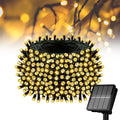 Solar String Lights for Outside, 39Ft 100 LED Solar String Lights Outdoor with 8 Modes ，Solar Christmas Lights Outdoor Waterproof for Yard, Fence,Balcony, Party,Christmas Tree Decorations (Warm White)