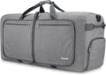 Gonex 40L 60L 80L 100L 150L Large Foldable Travel Duffle Bag with Shoes Compartment, Packable Lightweight Water Repellent Duffel Bag for Camping Gym Weekender Bag
