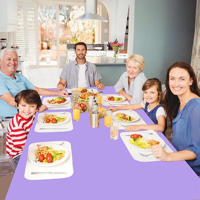 12 Pack Plastic Table Cloths for Parties,Pastel Plastic Tablecloth,54x108 Inch Disposable Rainbow Rectangle Table Cover for Birthday Wedding Baby Shower Party Decoration