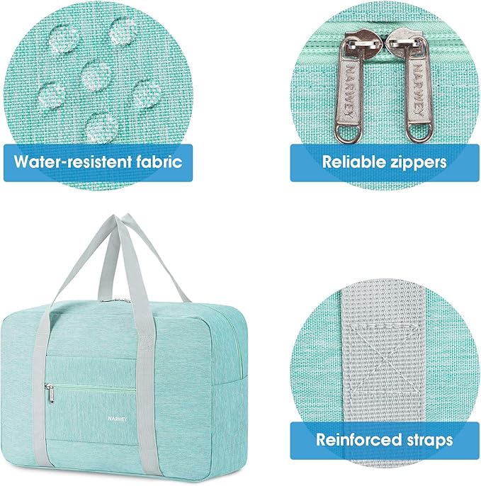 For Spirit Airlines Personal Item Bag Foldable Travel Duffel Bag Tote Carry on Luggage Duffle Overnight for Women and Men