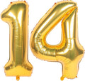 40 Inch gold Number Balloons Helium Foil Mylar Balloon Birthday Party banquet Decoration 14