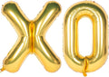 Gold Letter Balloons 40 Inch Giant Jumbo Helium Foil Mylar for Party Decorations XO