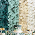 205Ft Sage Green Circle Dot Garland Backdrop Dusty Green Tissue Paper Polka Dots Hanging Streamer for Woodland Jungle Safari Neutral Birthday Baby Shower Wedding Engagement Party Decorations Supplies