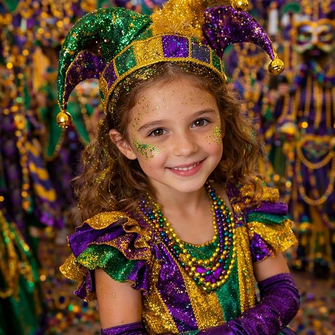 Gold Green Body Hair Glitter Stick,St Patricks Day Green Face Glitter,Waterproof Shimmer Saint Patricks Day Accessories,Mardi Gras Outfit for Women,Rave Carnival Singer Concert Makeup