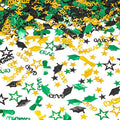 Green Gold and Black Graduation Confetti 2026, 1000 Pcs Congrats Grad Confetti Class of 2026 Party Table Centerpiece for 2026 Graduation Party Decorations