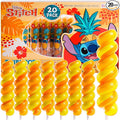 Stitch Swirl Lollipops 20pk- Lilo And Stitch Candy For Lilo And Stitch Party Favors & Stitch Birthday Decorations - Lilo & Stitch Lollipops For Stitch Birthday Party Supplies & Stitch Gifts For Girls & Boys