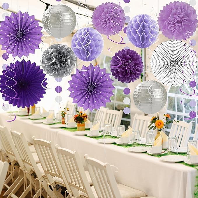 Roetyce Retirement Party Decorations Women, Purlpe Glitter Happy Retirement Banner Paper Fans Pompoms Kit, Office Retired Party Supplies for Coworker Friends, Funny Legend Has Retired Photo Backdrop