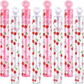 32 Pcs Cherry Themed Bubble Wands Sweet Bubbles Party Favors for Adult Summer Activity Birthday Party Goodie Bag Stuffers Gifts Wedding Supplies