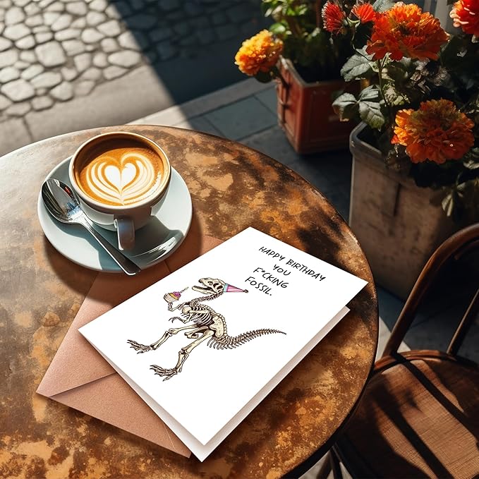 Funny Birthday Card for Old People, Sarcastic Humorous Birthday Card for Brothers and Sisters, Funny Happy Birthday Card for Him or Her, Old Age Birthday Greeting Card