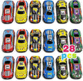 28 PCS Easter Basket Stuffers for Kids, Racing Cars Gift with Cards, Valentines School Classroom Exchange Greeting Cards, Valentines Day gifts for Kids Classroom Party Favors (28)