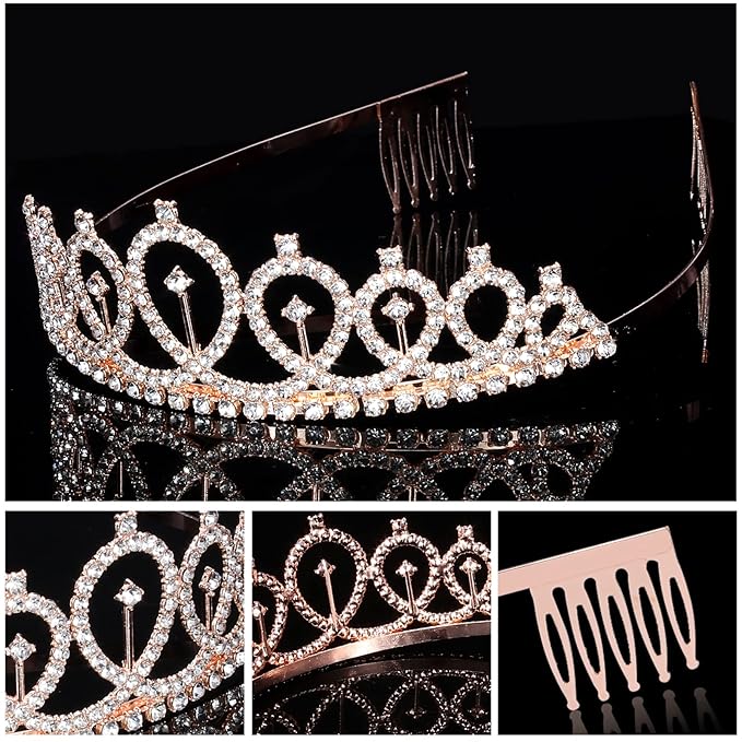 CIEHER Bride To Be Gifts: Sash, Tiara, Bachelorette & Bridal Shower Decorations