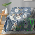 TEHALK Christmas Blanket for Boys Girls Glow in the Dark Blankets for Boys Toddler Blankets for Boys Cute Soft Throw Blankets for Kids Personalized Baby Blankets for Boys Unique Dinosaur Gifts 40"x60"