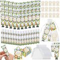 Loopeer 30 Set/150 Pcs Jungle Safari Baby Shower Favors for Guests Gifts Hand Cream Lip Balm Soap Party Favors Gifts Travel Size with Organza Bags, Thanks You Card for Baby Shower Birthday Wedding