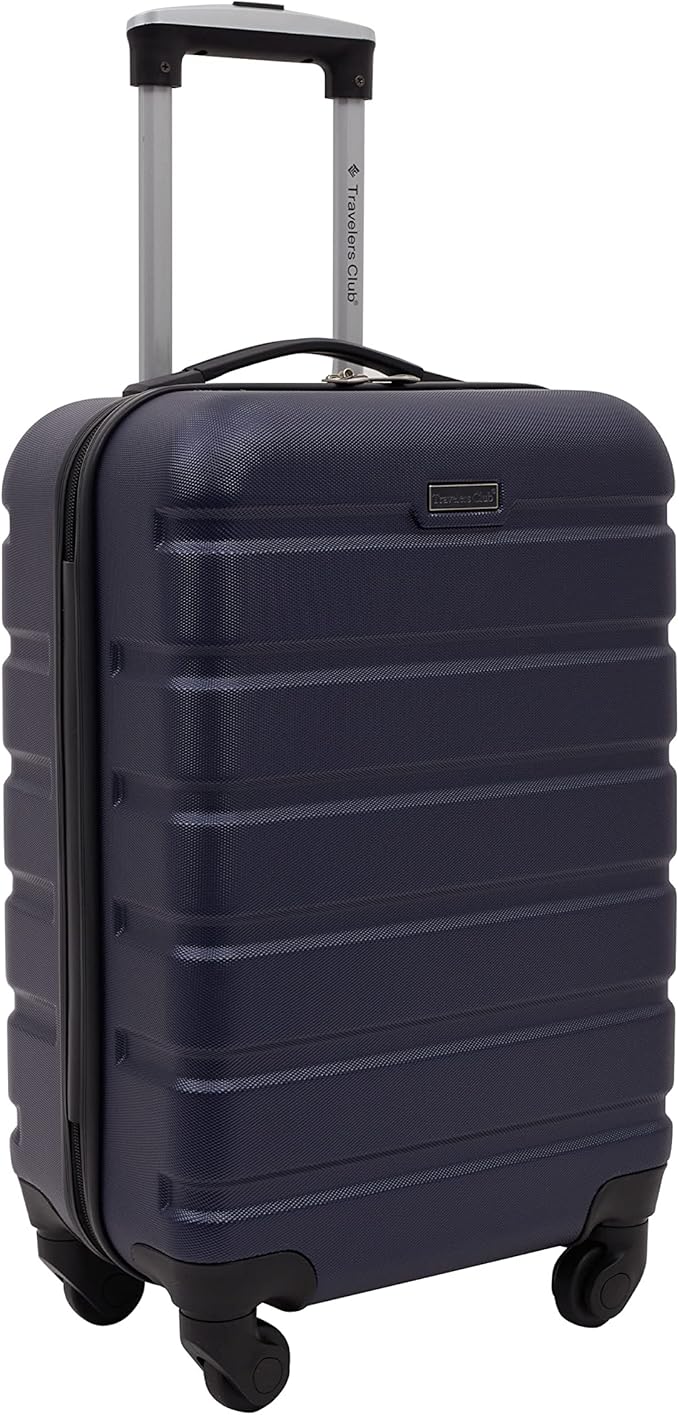 Travelers Club Harper Luggage, Blue, 2 Piece Set