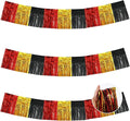 BEISHIDA 3 Packs Metallic Foil Fringe Garland Red Gold Black Wall Hanging Tinsel Fringe Banners for Car Floats Bridal Shower Wedding Birthday Graduation Holiday Party Decoration(30 Feet)