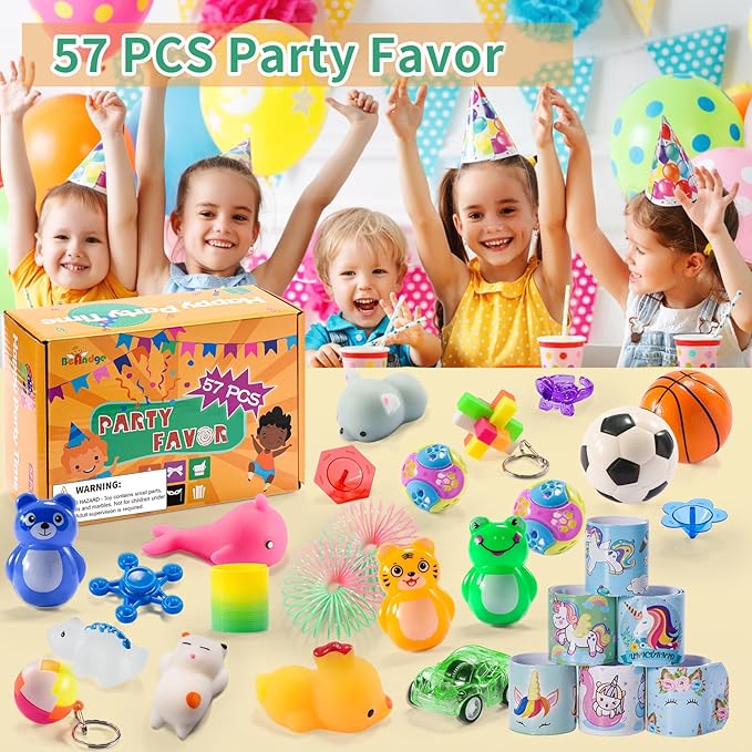 Claw Machine Prizes Toys Refill for Kids, Easter Egg Fillers, Mini Small Toy Bulk Party Favors Birthday Goodie Bags Stuffers, Pinata Filler Classroom Treasure Chest Prize for Boy Girl Age 3-8 Year